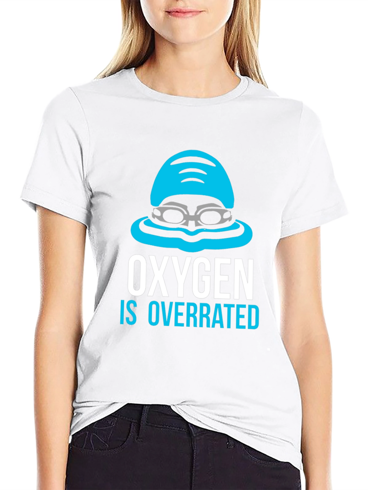 Oxygen is Overrated Swimmers T-Shirt