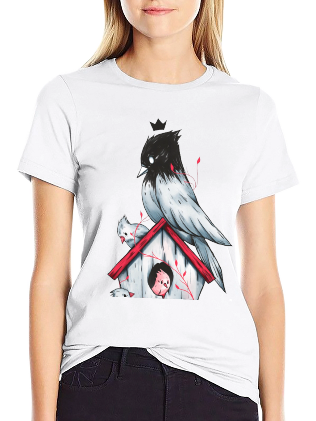 Birdhouse Graphic Tee - Unique Design