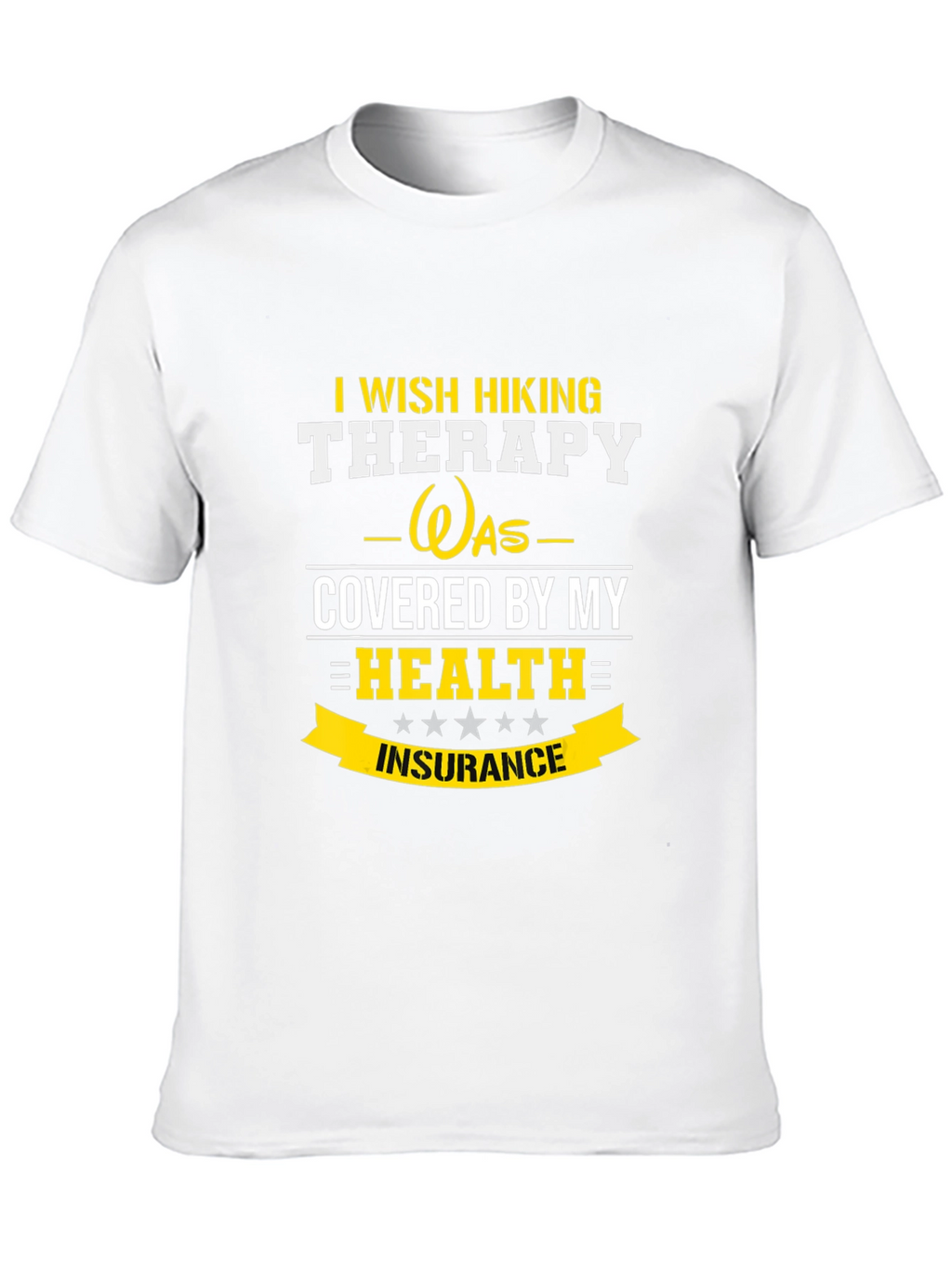 Funny Hiking Therapy T-Shirt