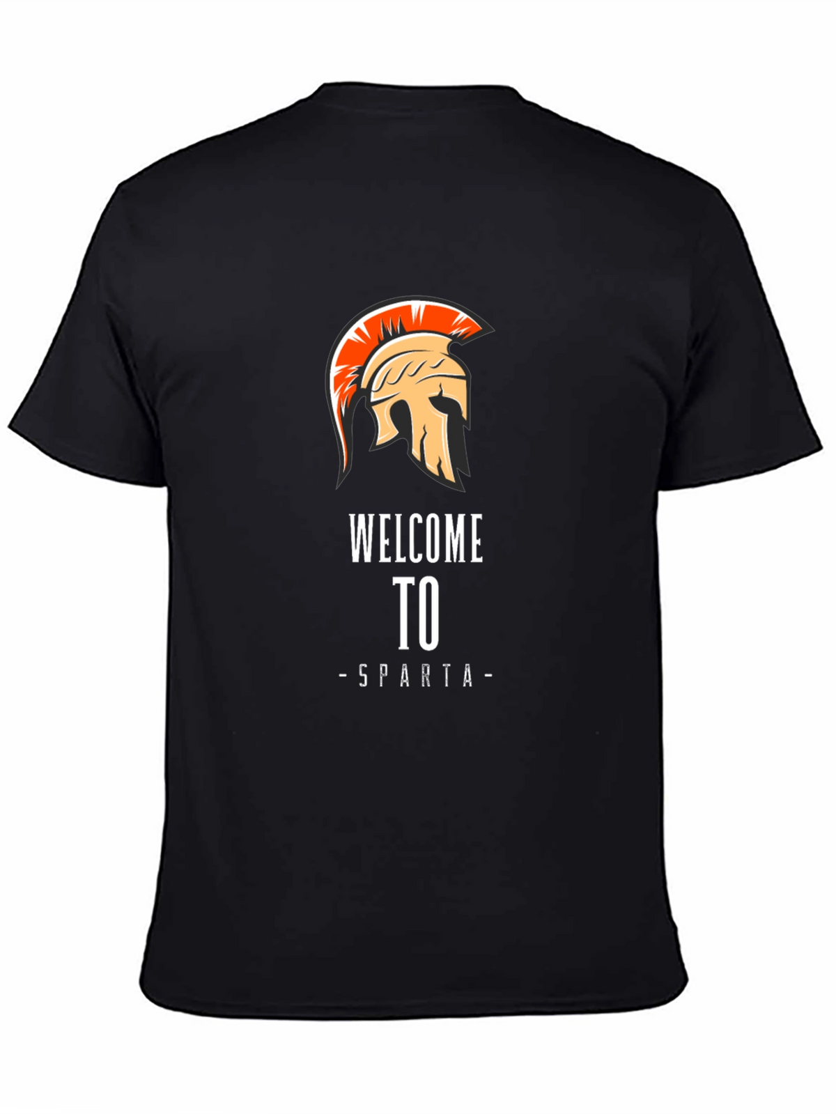 Welcome to Sparta Graphic Tee - Black