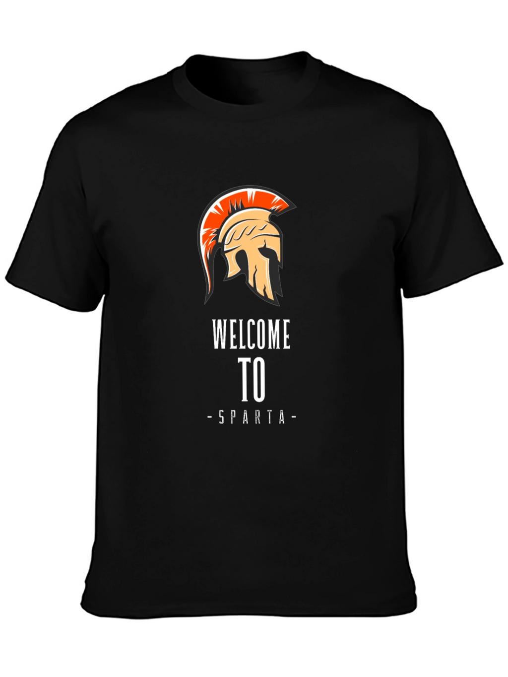Welcome to Sparta Graphic Tee - Black