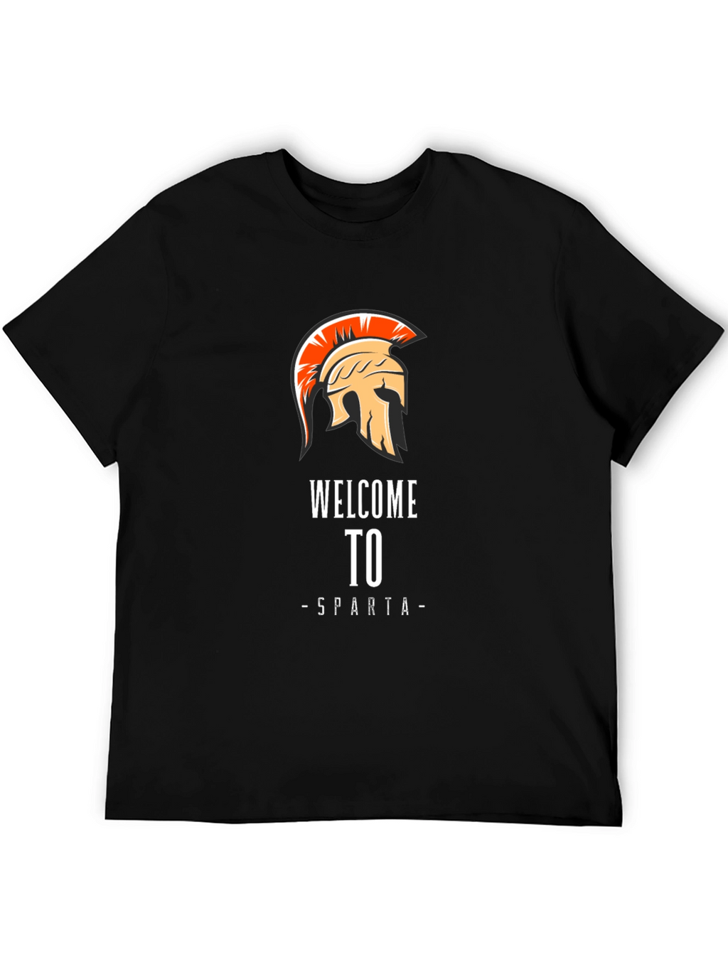 Welcome to Sparta Graphic Tee - Black