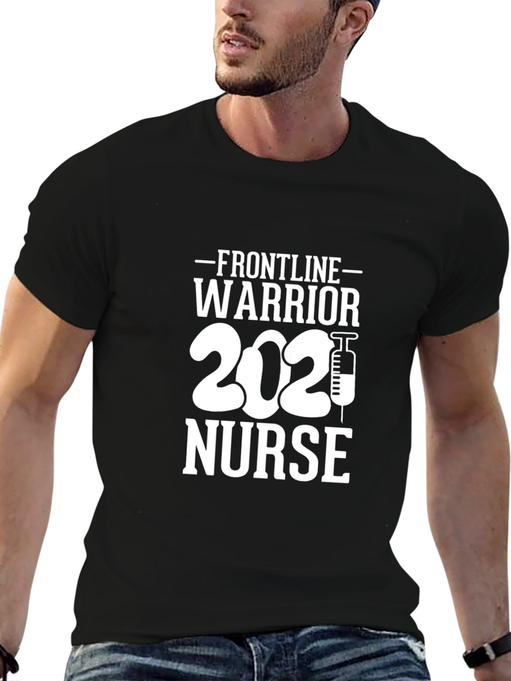 Frontline Warrior Nurse 2021 T-Shirt
