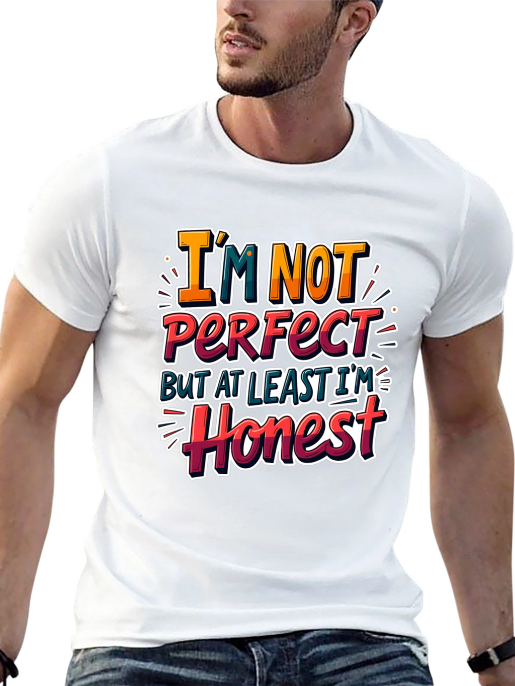 Honest Graphic T-Shirt: Bold Statement Tee