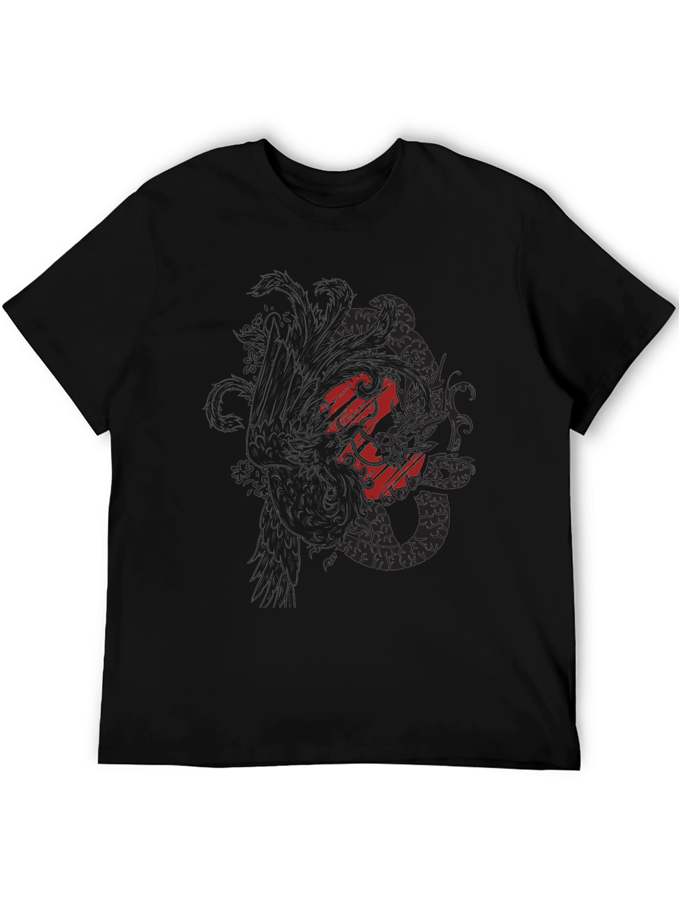 Dragon Graphic Black T-Shirt