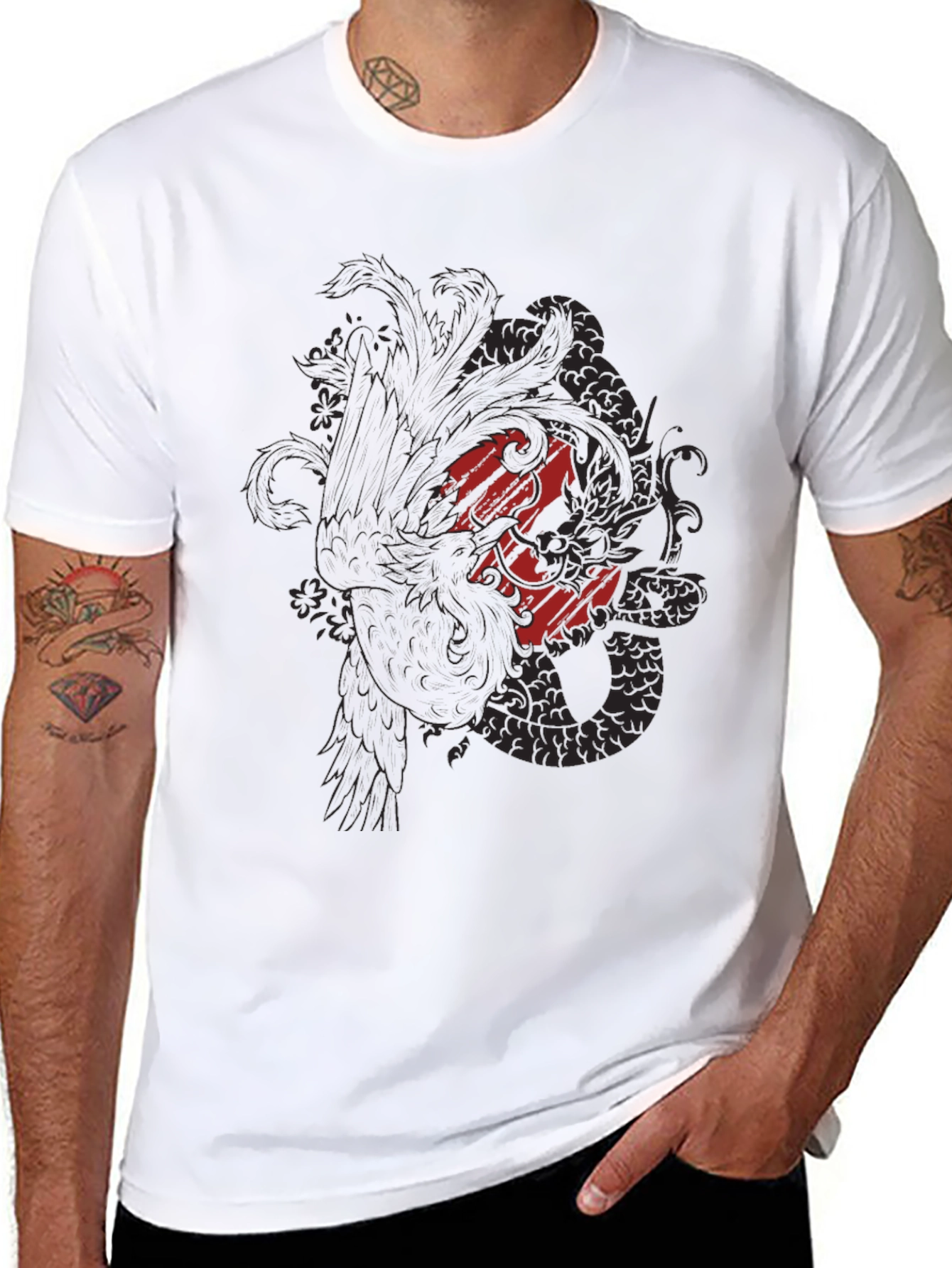 Dragon Graphic Black T-Shirt