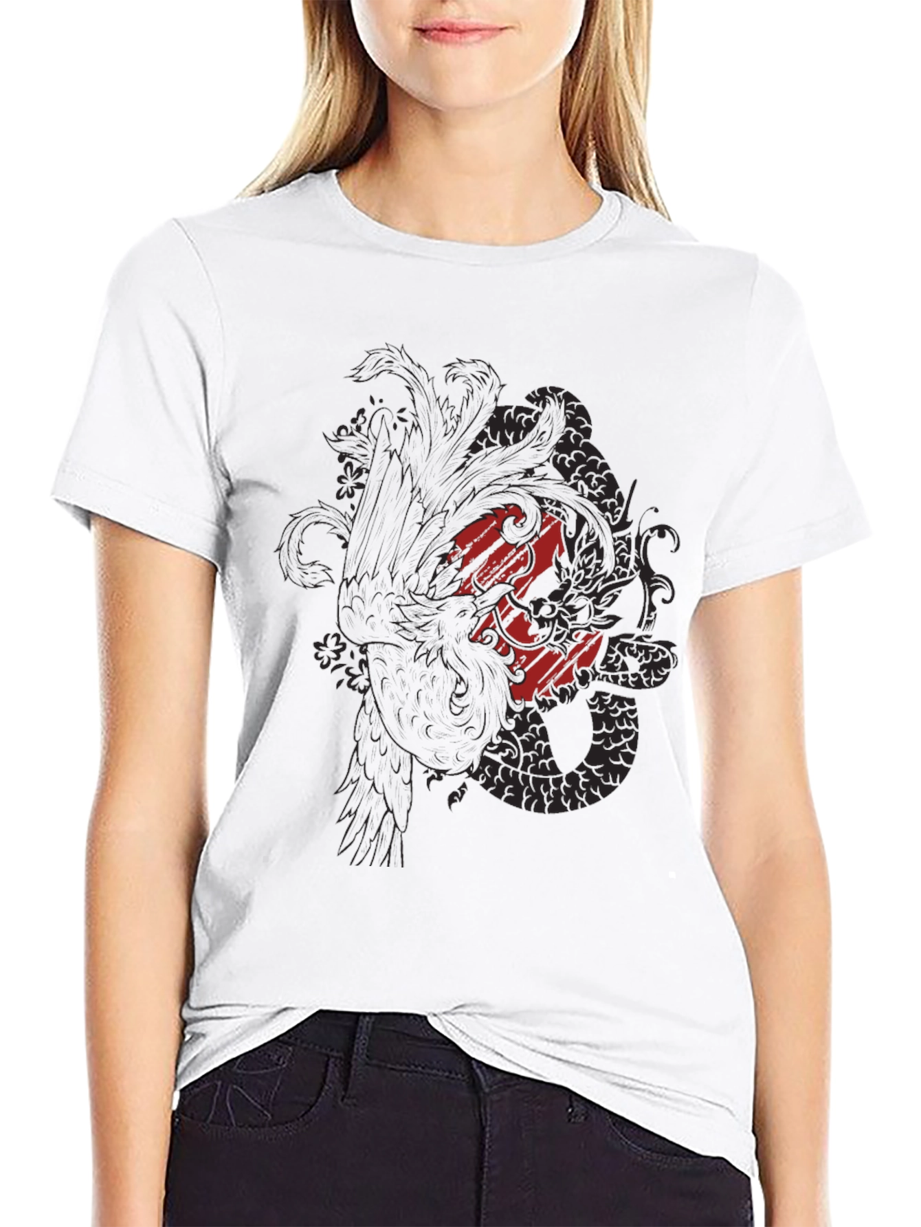 Dragon Graphic Black T-Shirt