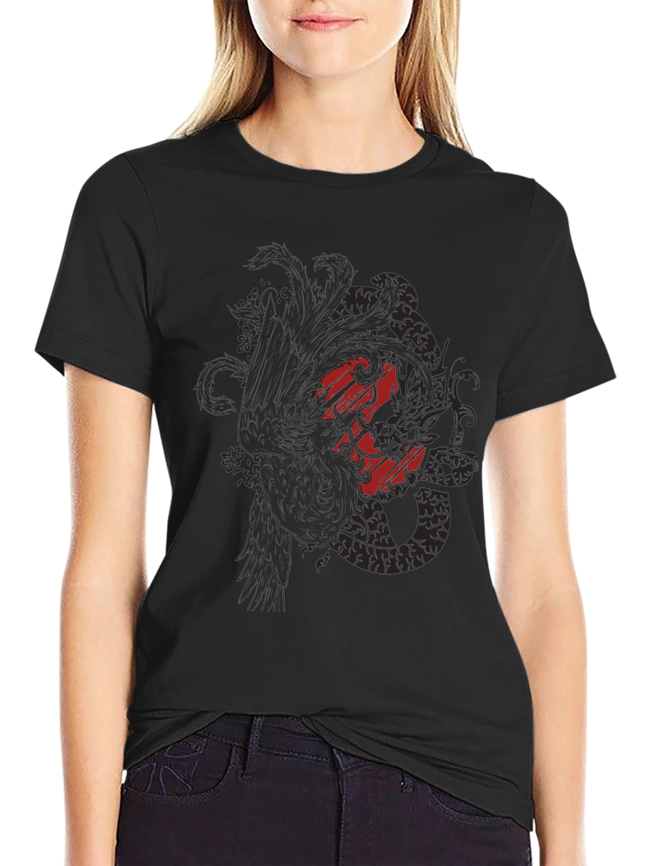 Dragon Graphic Black T-Shirt