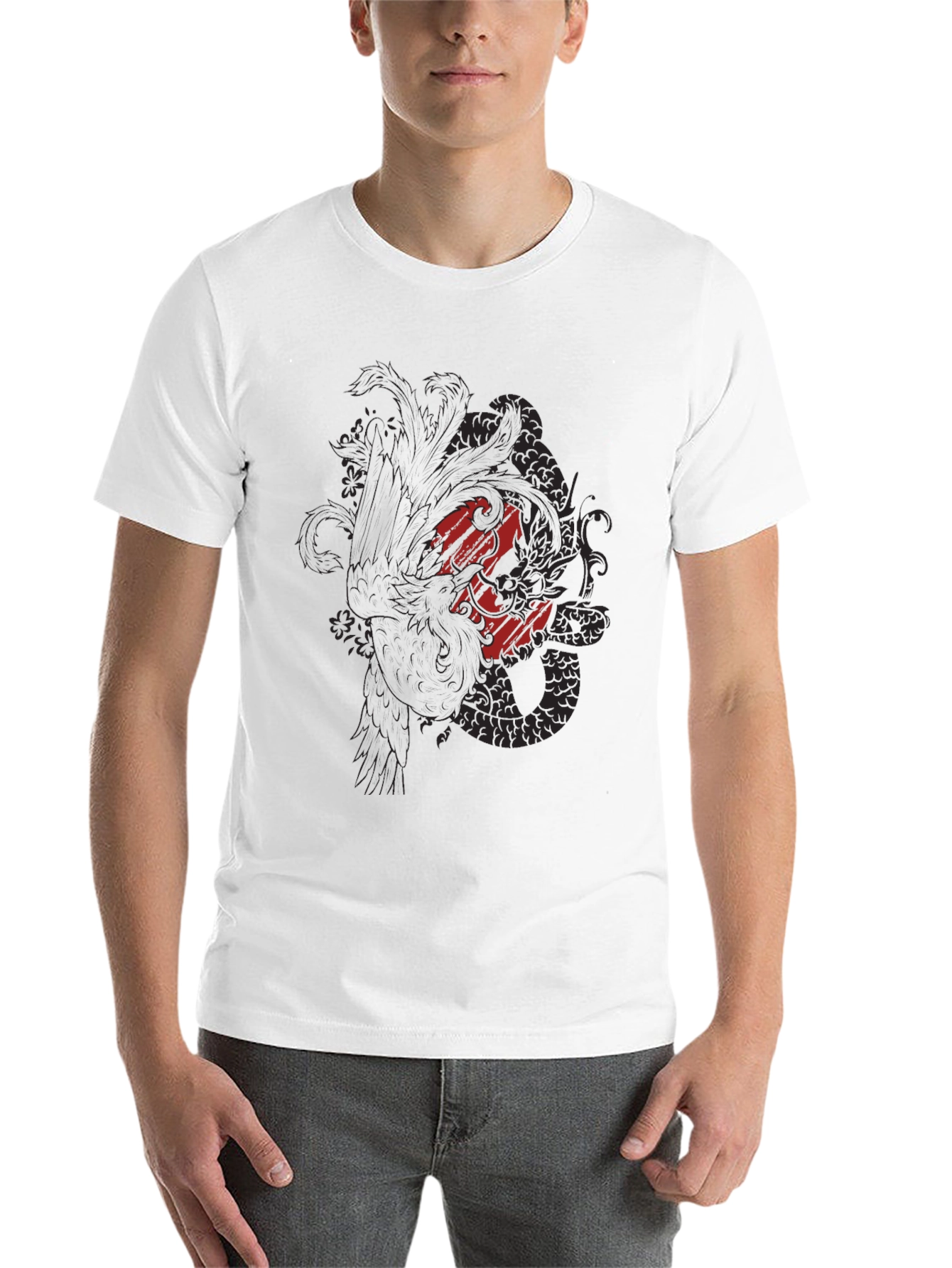 Dragon Graphic Black T-Shirt
