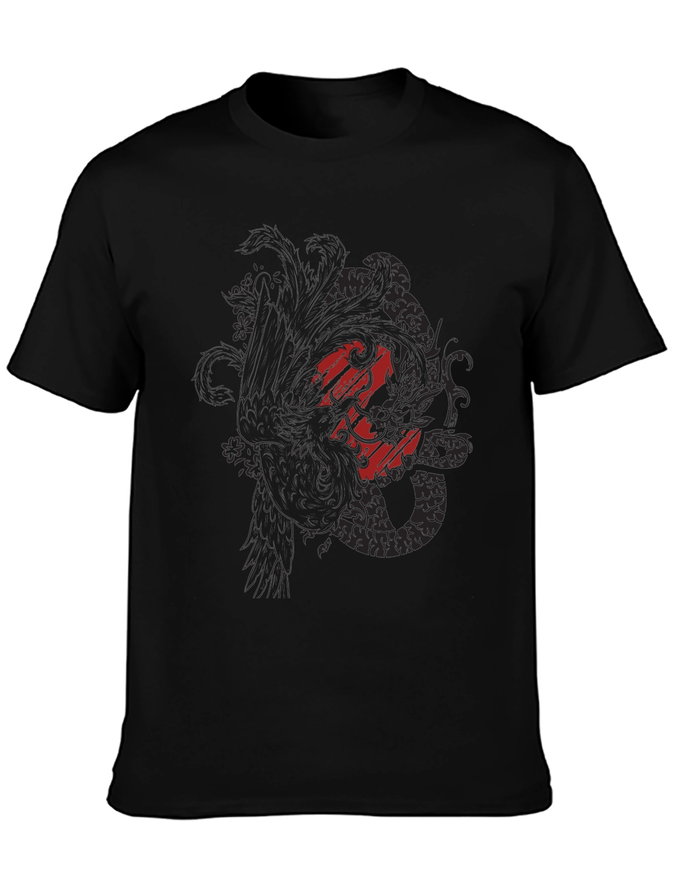 Dragon Graphic Black T-Shirt