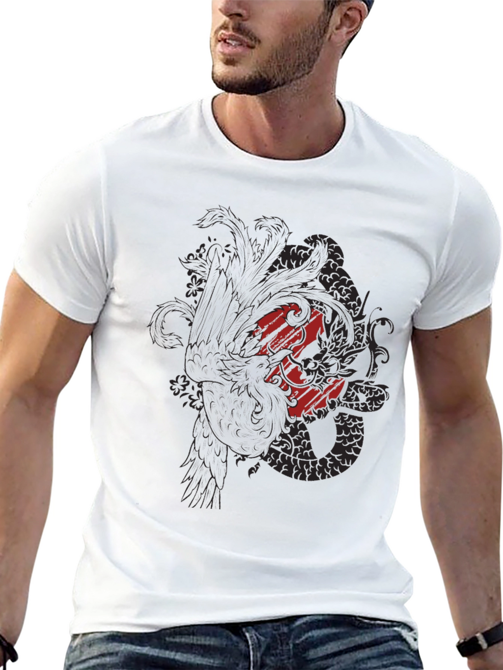 Dragon Graphic Black T-Shirt