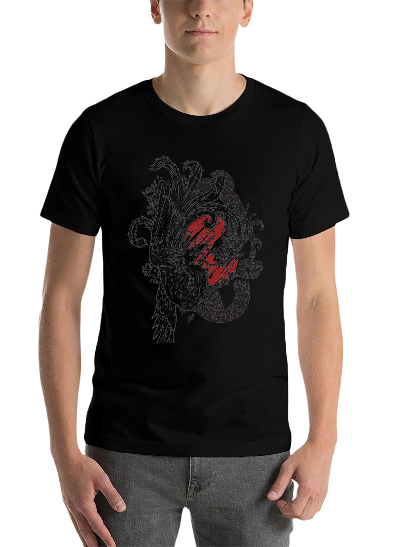 Dragon Graphic Black T-Shirt