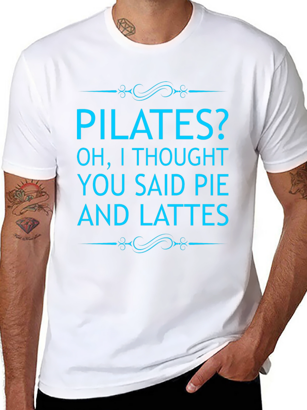 Pilates? Pie and Lattes Graphic Tee