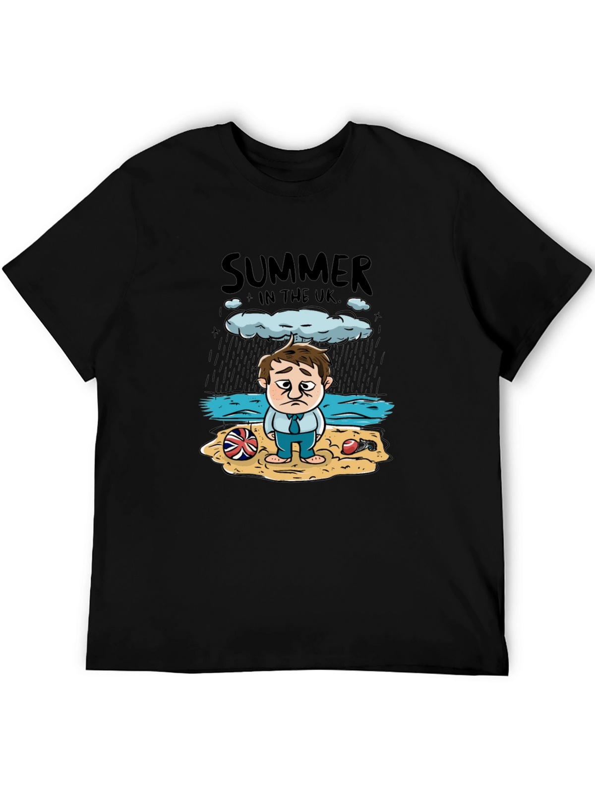 Summer in the UK Funny Graphic T-Shirt
