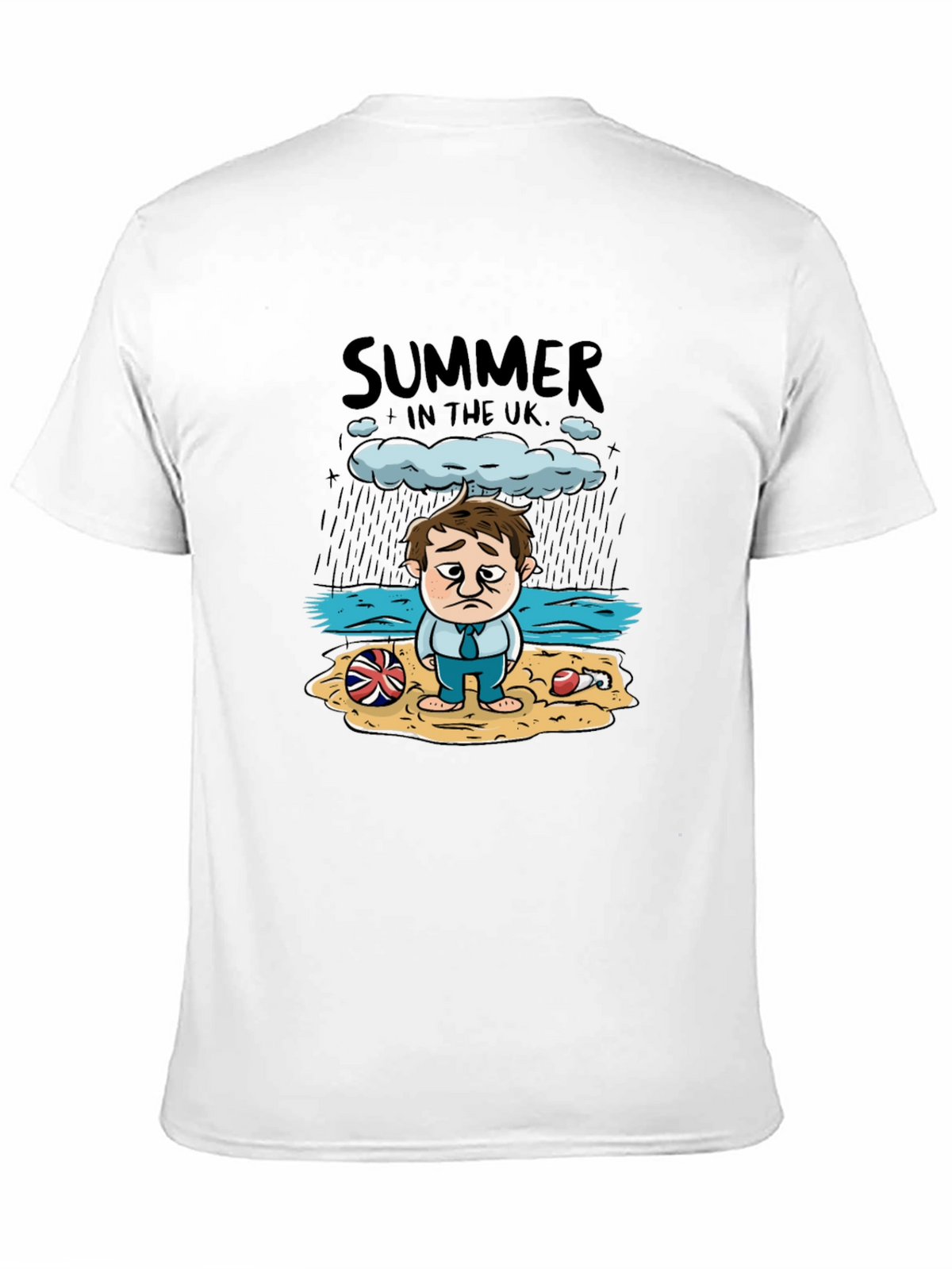Summer in the UK Funny Graphic T-Shirt
