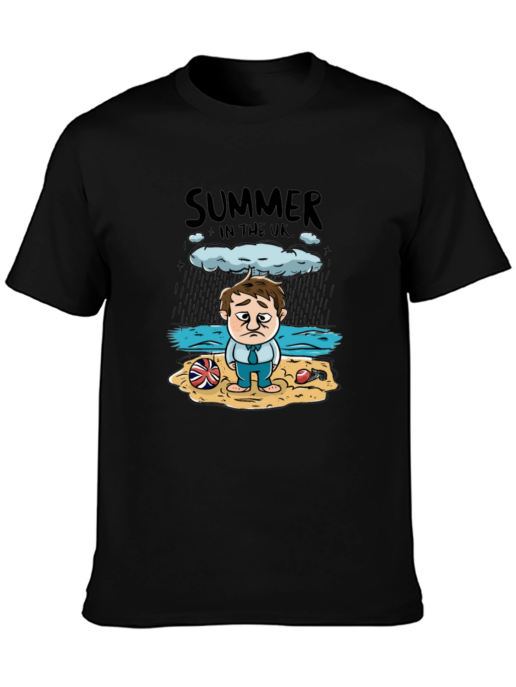 Summer in the UK Funny Graphic T-Shirt