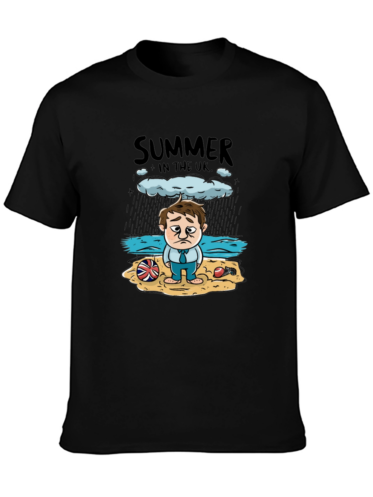 Summer in the UK Funny Graphic T-Shirt