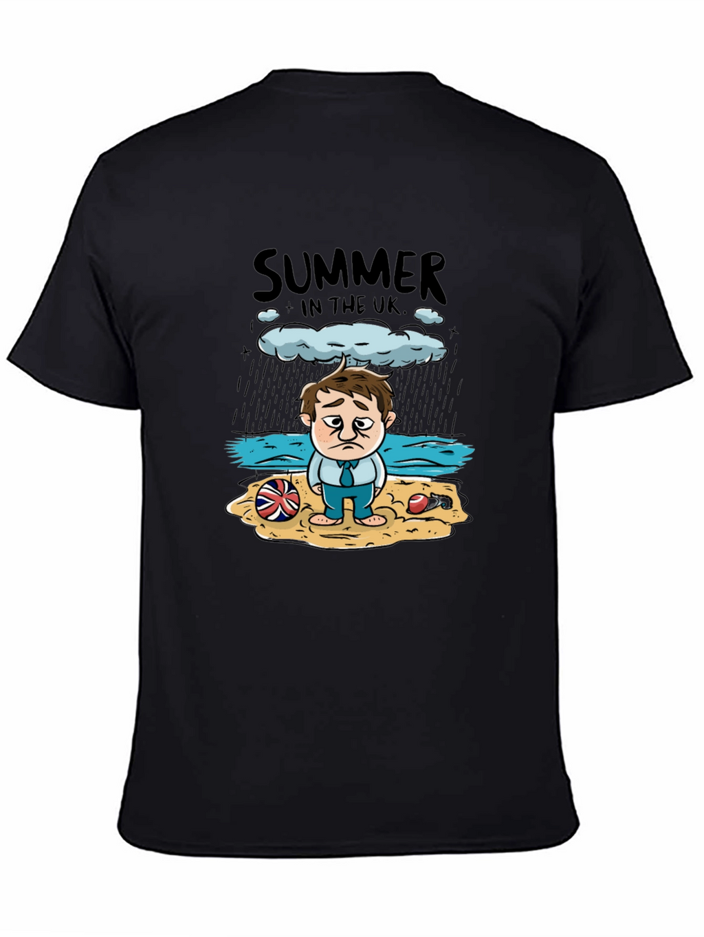 Summer in the UK Funny Graphic T-Shirt