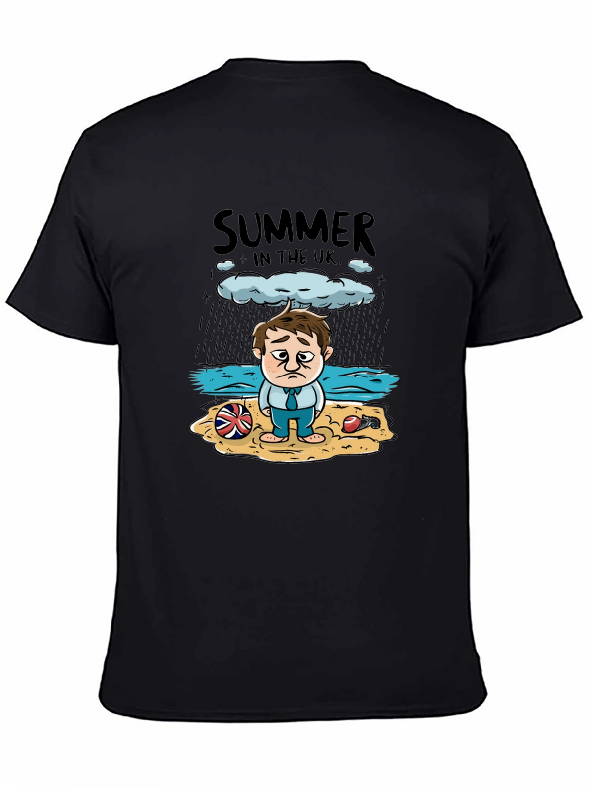 Summer in the UK Funny Graphic T-Shirt