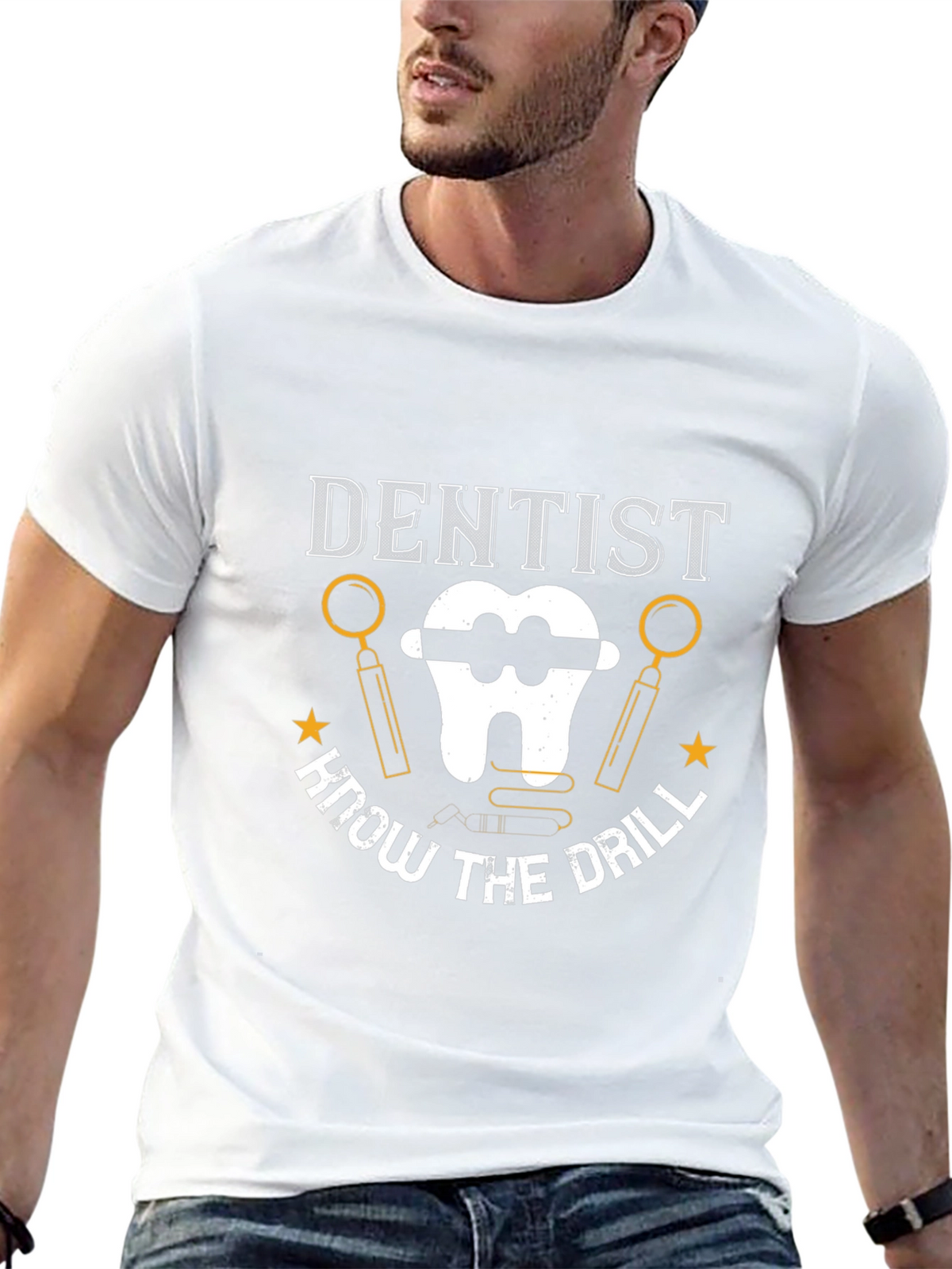 Dentist Know The Drill Black T-Shirt