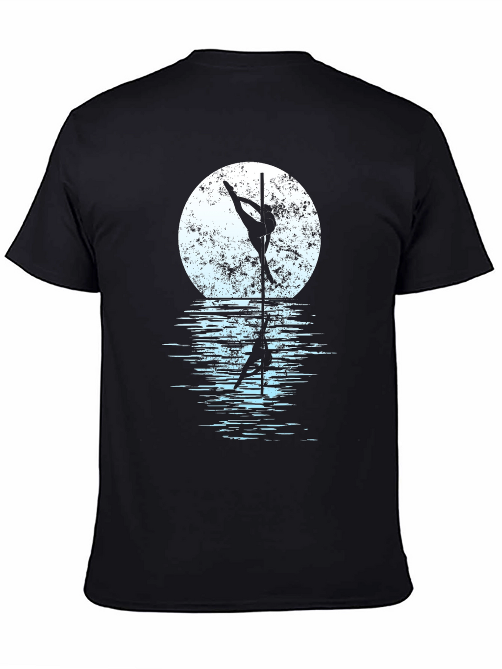 Pole Dancer Moon Reflection T-Shirt