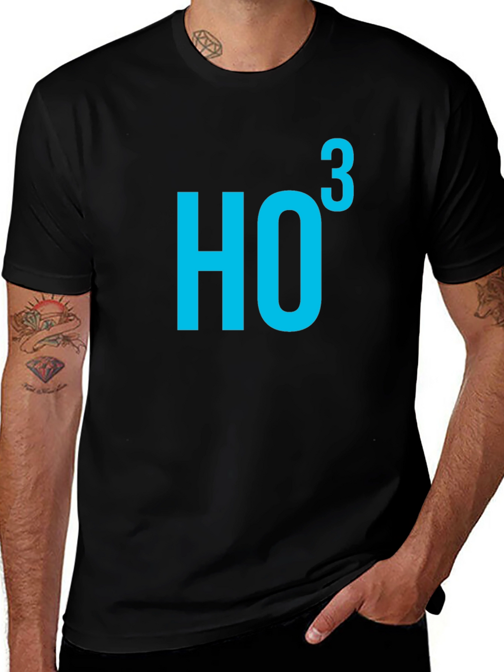 HO3 Humor T-Shirt - Science Chemistry Joke Tee