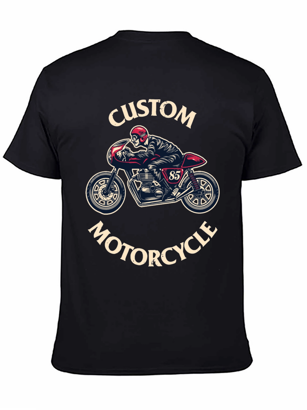 Custom Motorcycle Graphic T-Shirt