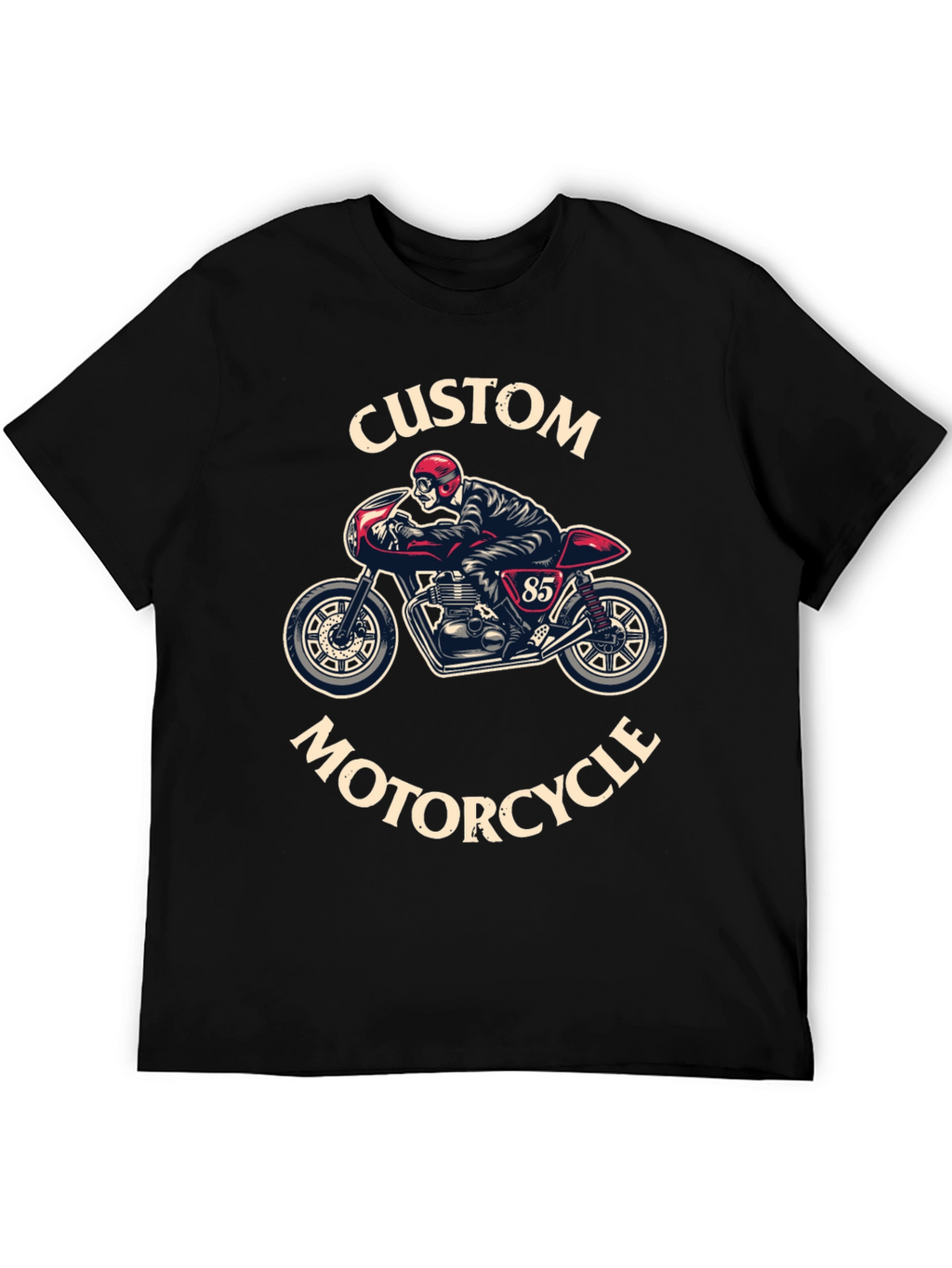 Custom Motorcycle Graphic T-Shirt
