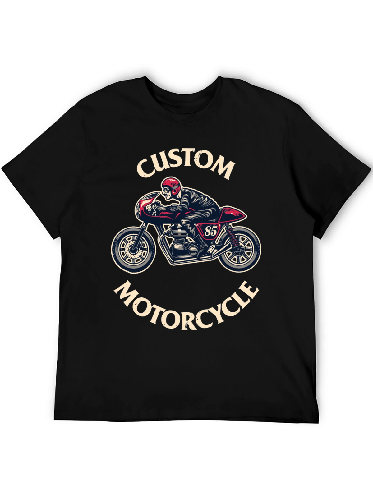 Custom Motorcycle Graphic T-Shirt