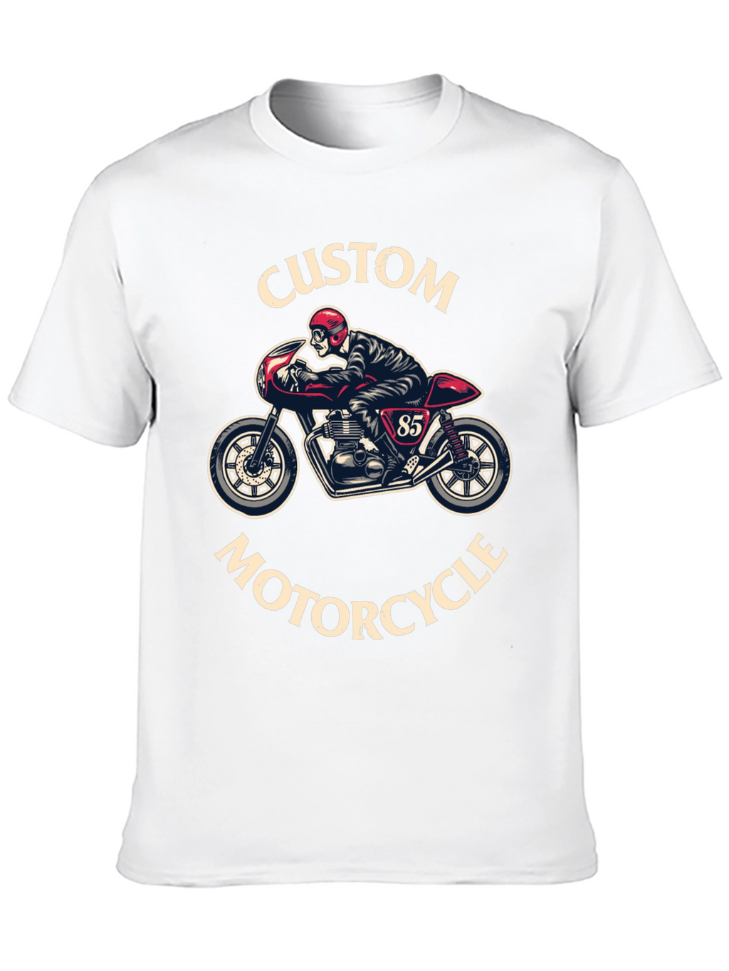 Custom Motorcycle Graphic T-Shirt