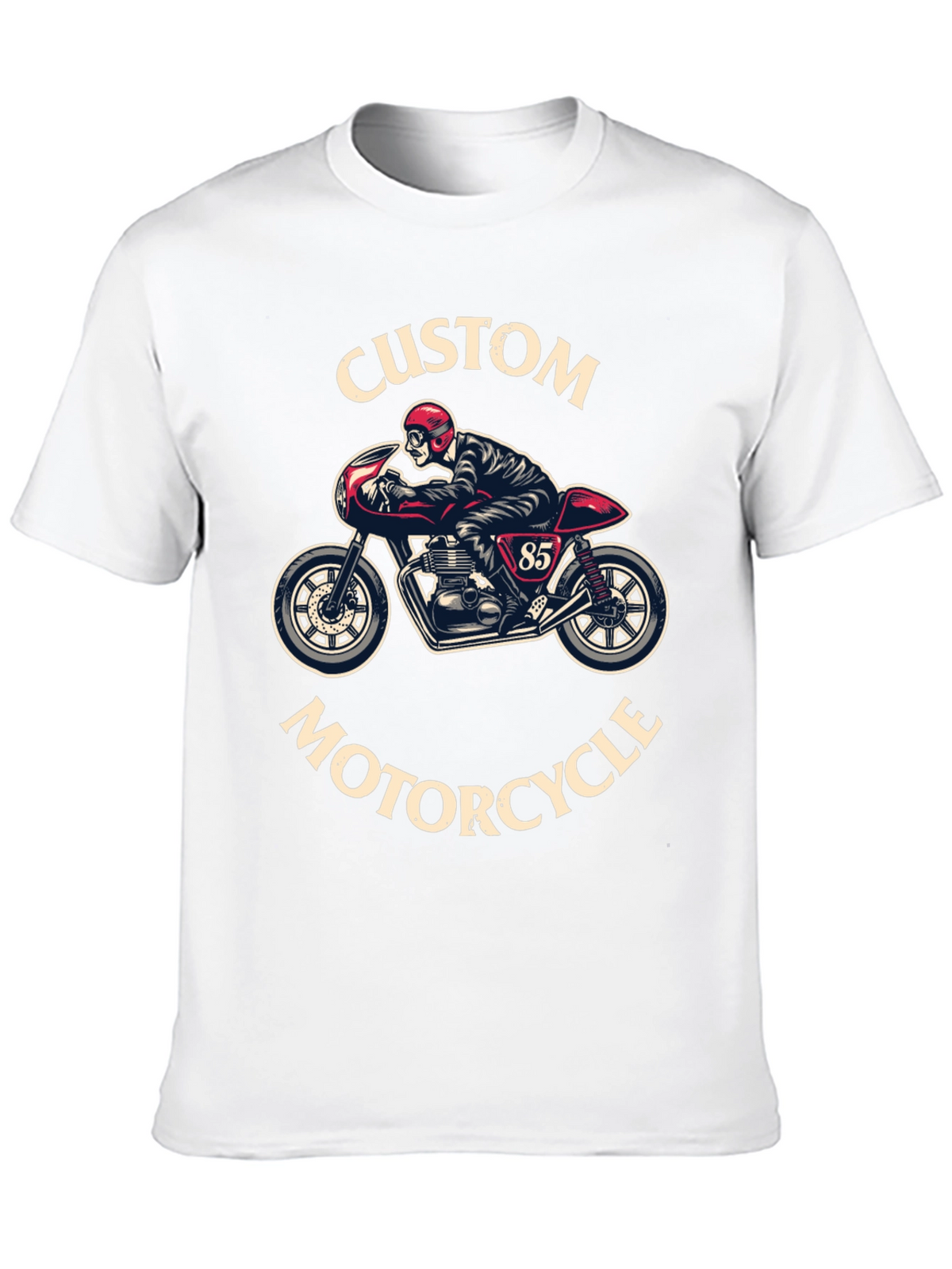 Custom Motorcycle Graphic T-Shirt