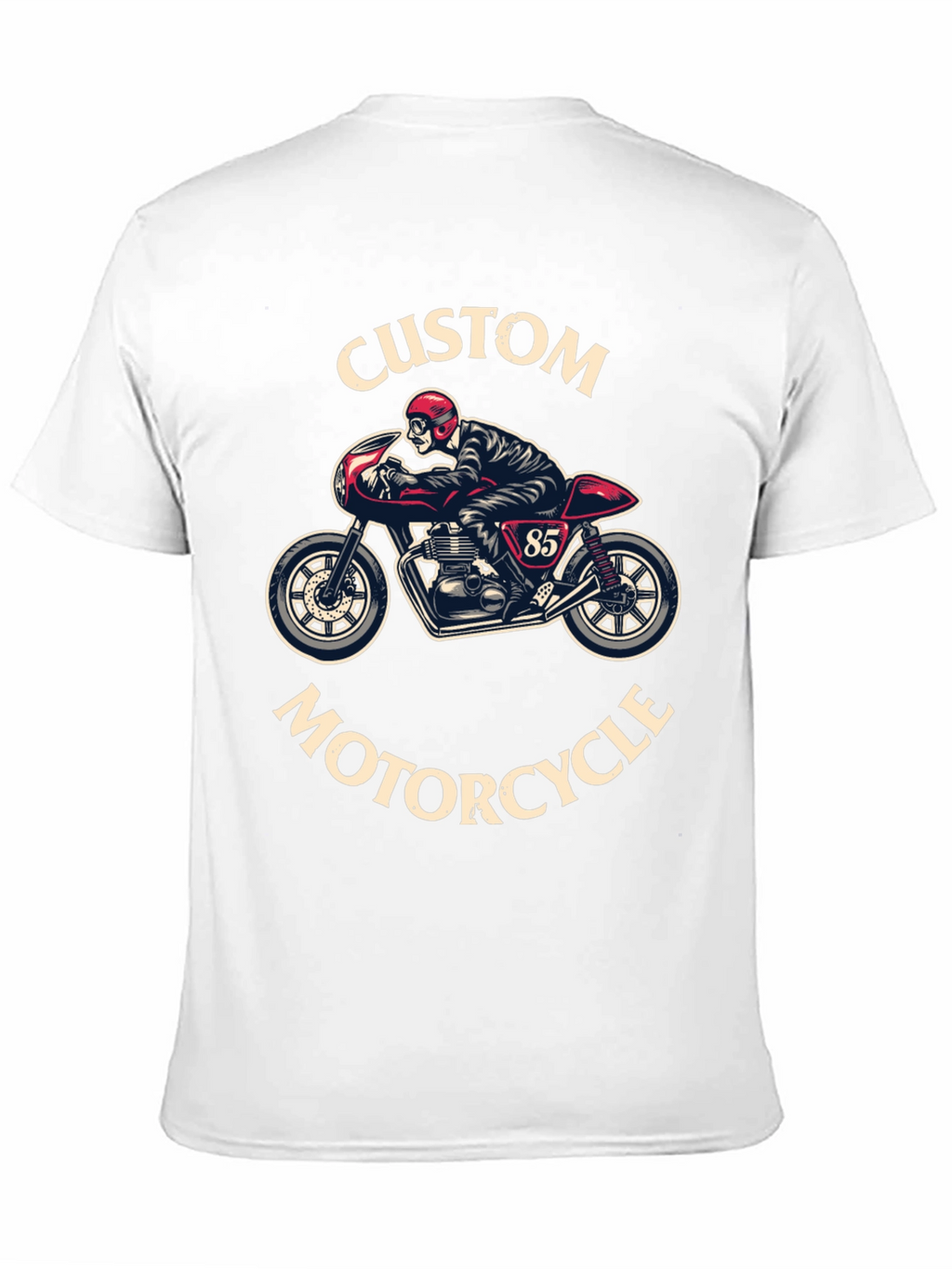 Custom Motorcycle Graphic T-Shirt