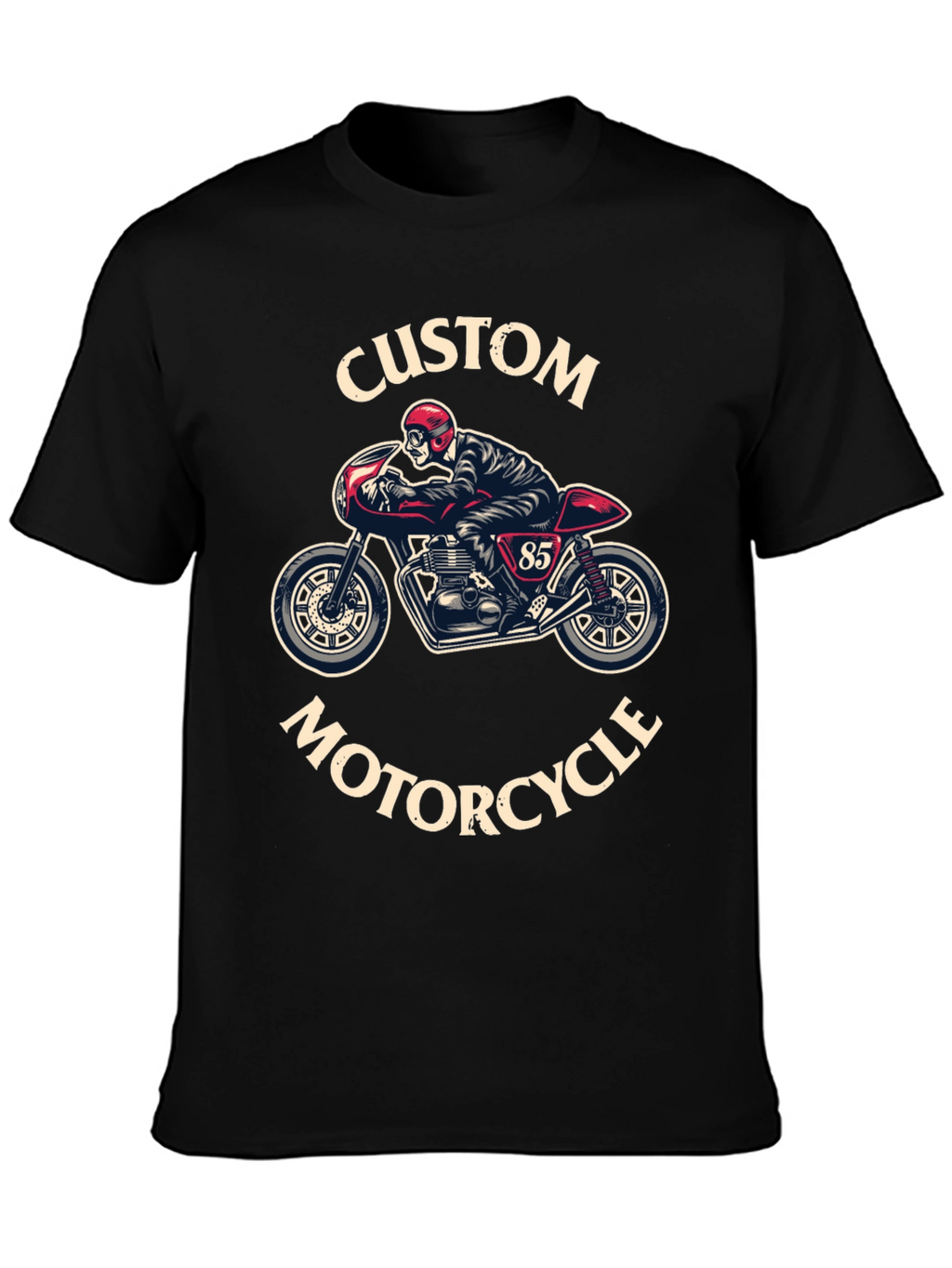 Custom Motorcycle Graphic T-Shirt