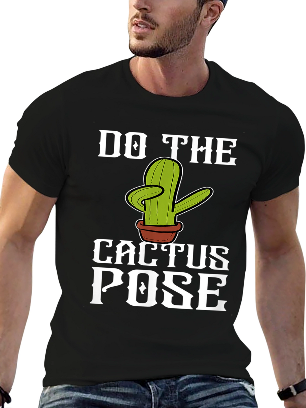 Do The Cactus Pose Graphic T-Shirt