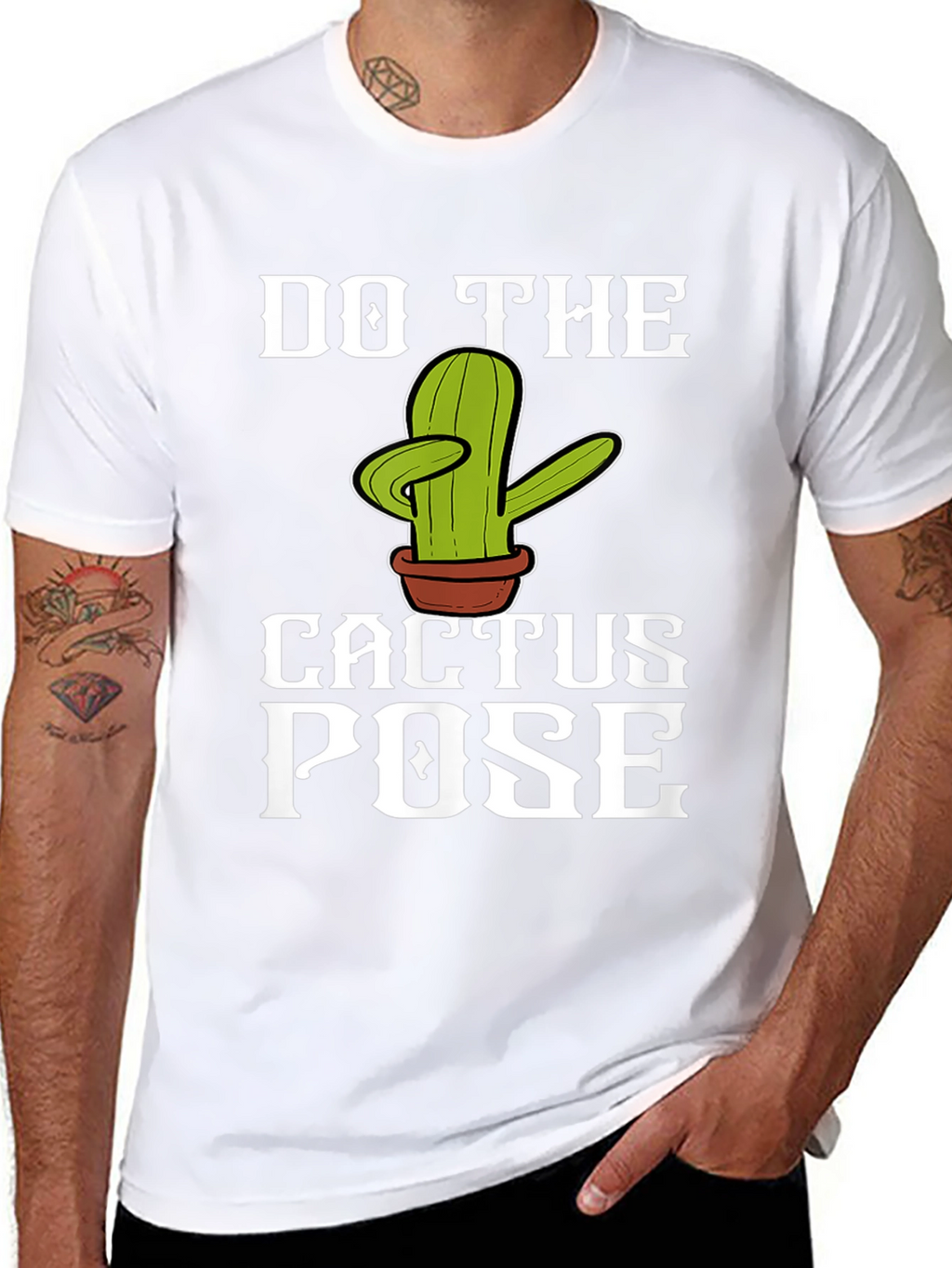 Do The Cactus Pose Graphic T-Shirt