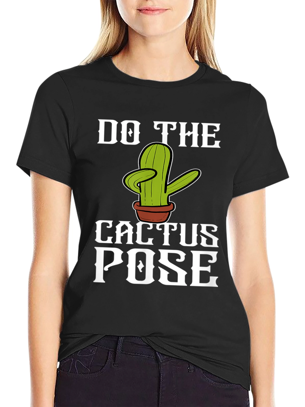 Do The Cactus Pose Graphic T-Shirt