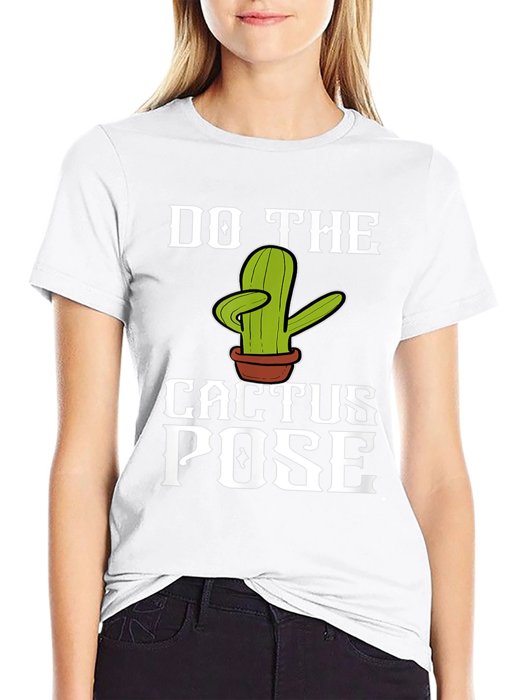 Do The Cactus Pose Graphic T-Shirt