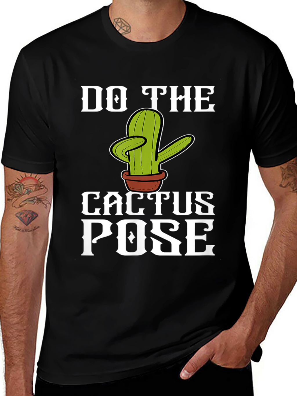 Do The Cactus Pose Graphic T-Shirt