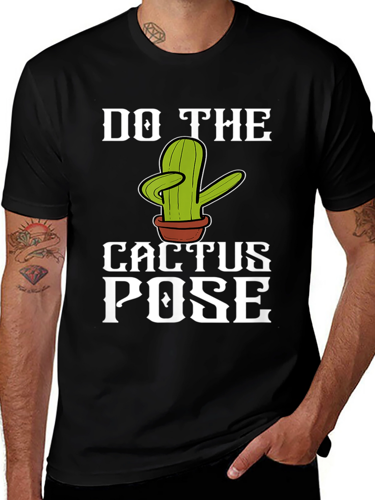 Do The Cactus Pose Graphic T-Shirt