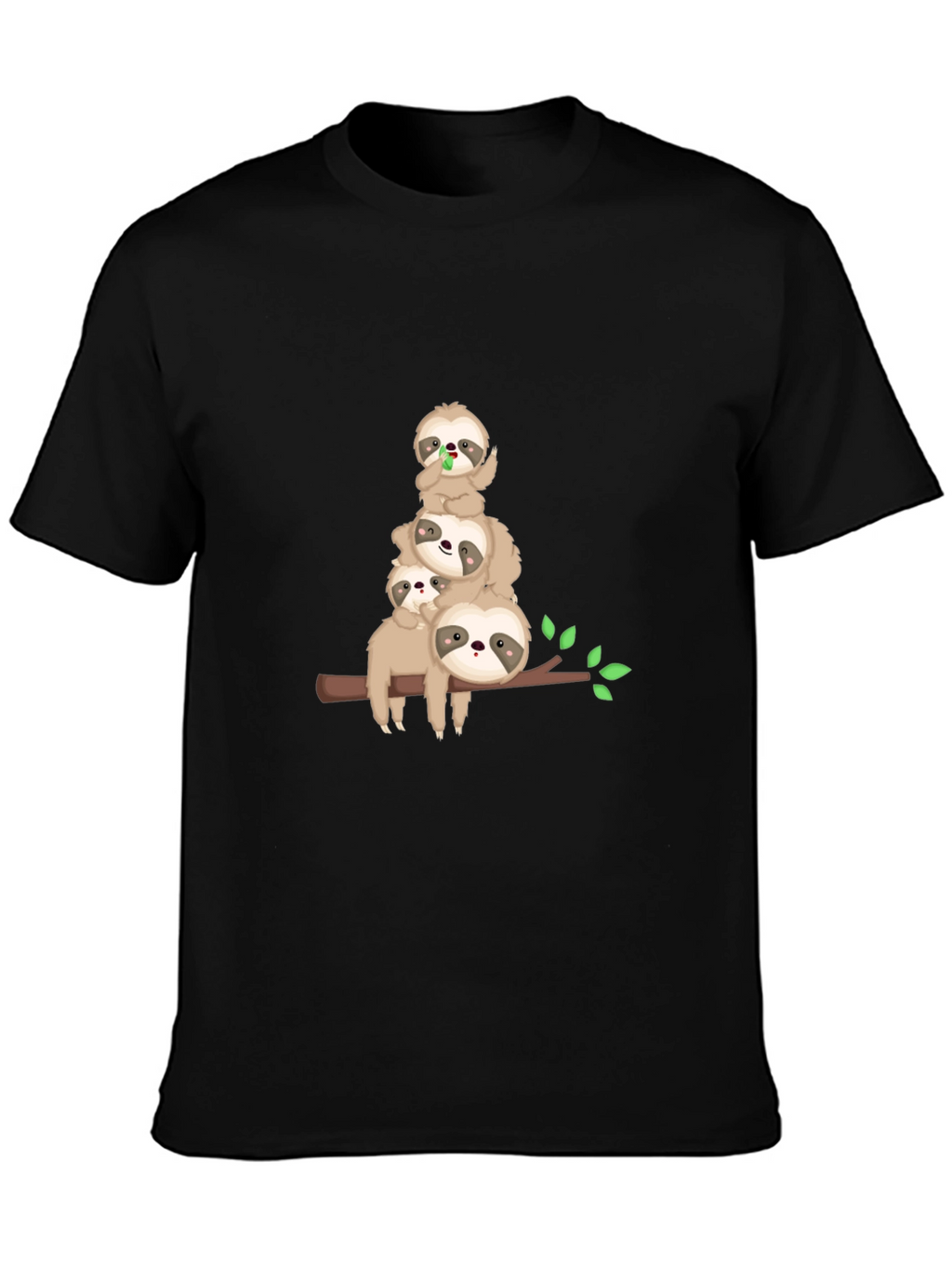 Sloth Family Stack T-Shirt