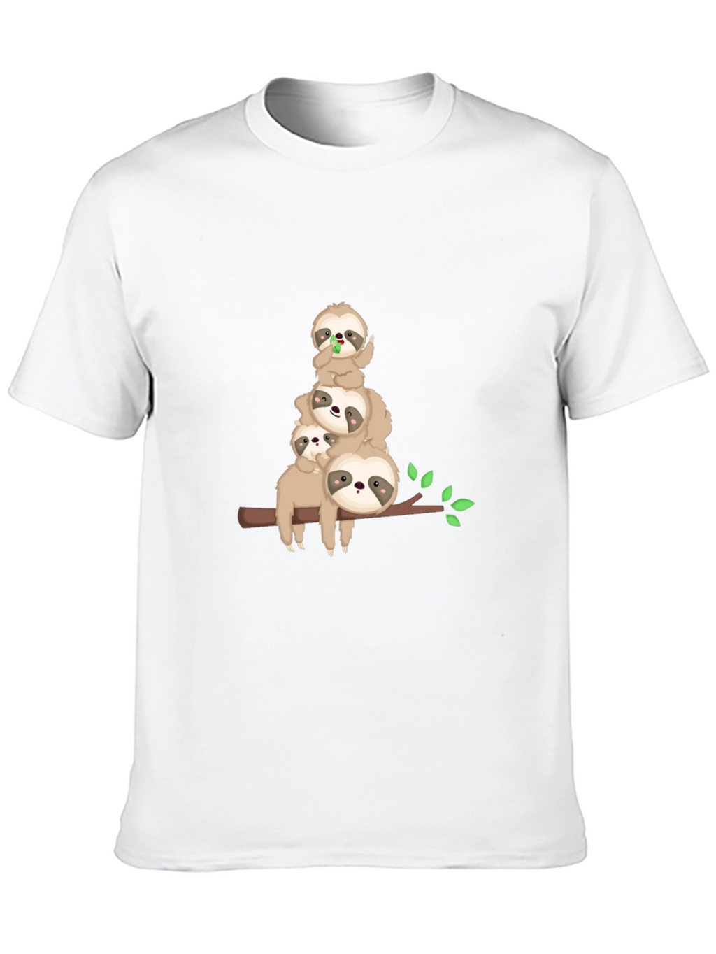 Sloth Family Stack T-Shirt
