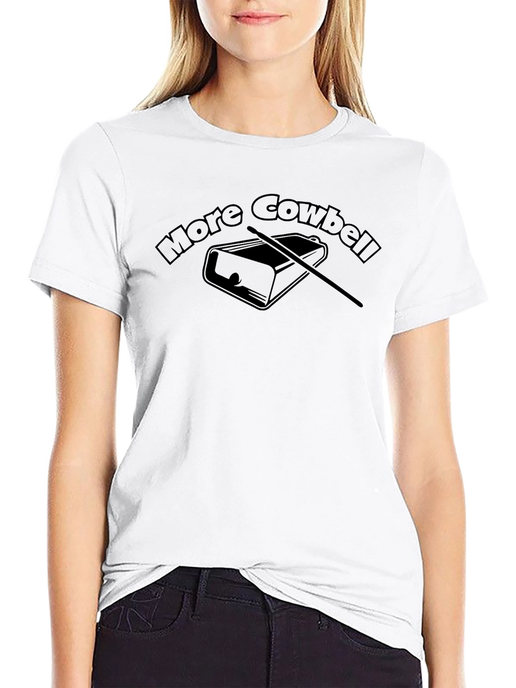 More Cowbell Graphic Tee - Funny Music T-Shirt
