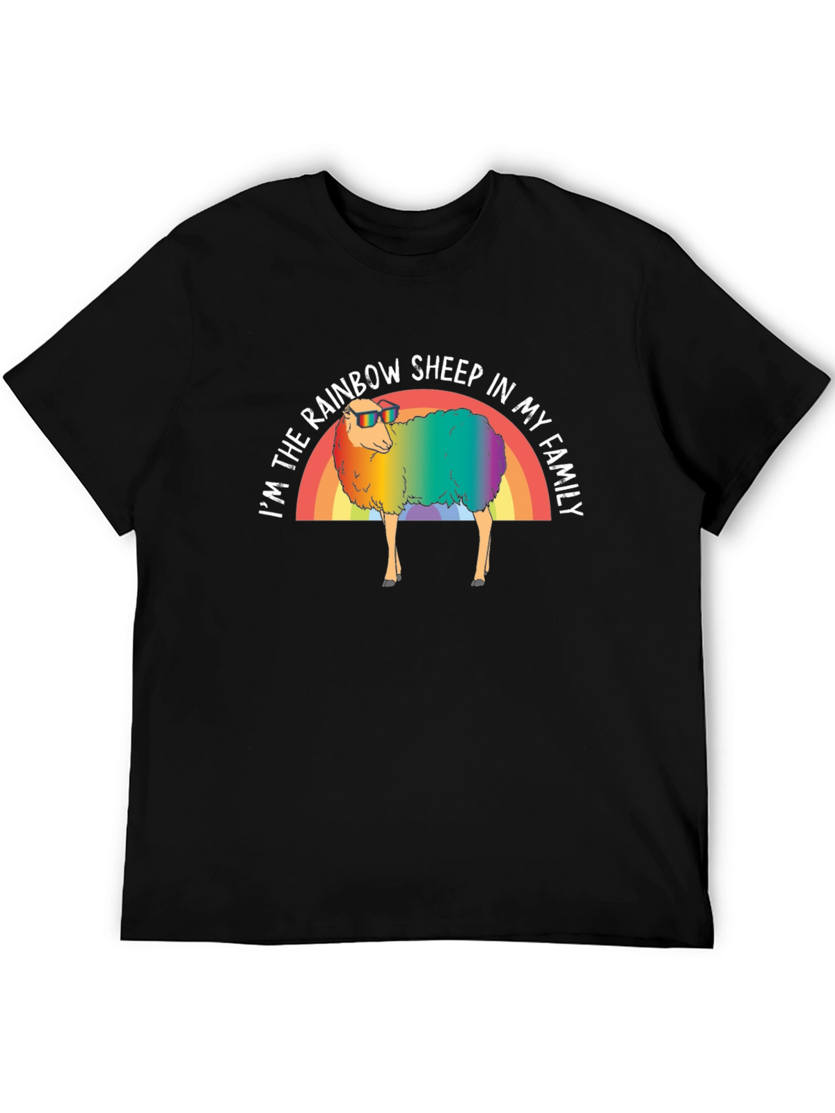 Rainbow Sheep LGBTQ Pride T-Shirt