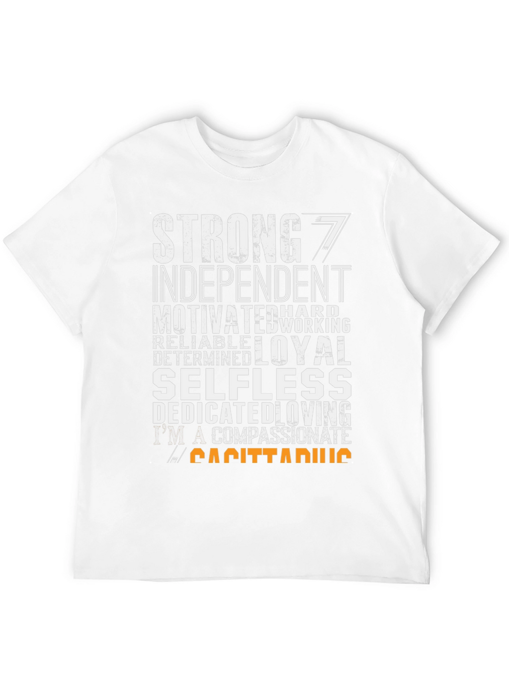 Sagittarius Zodiac T-Shirt - Strong Loyal Compassionate