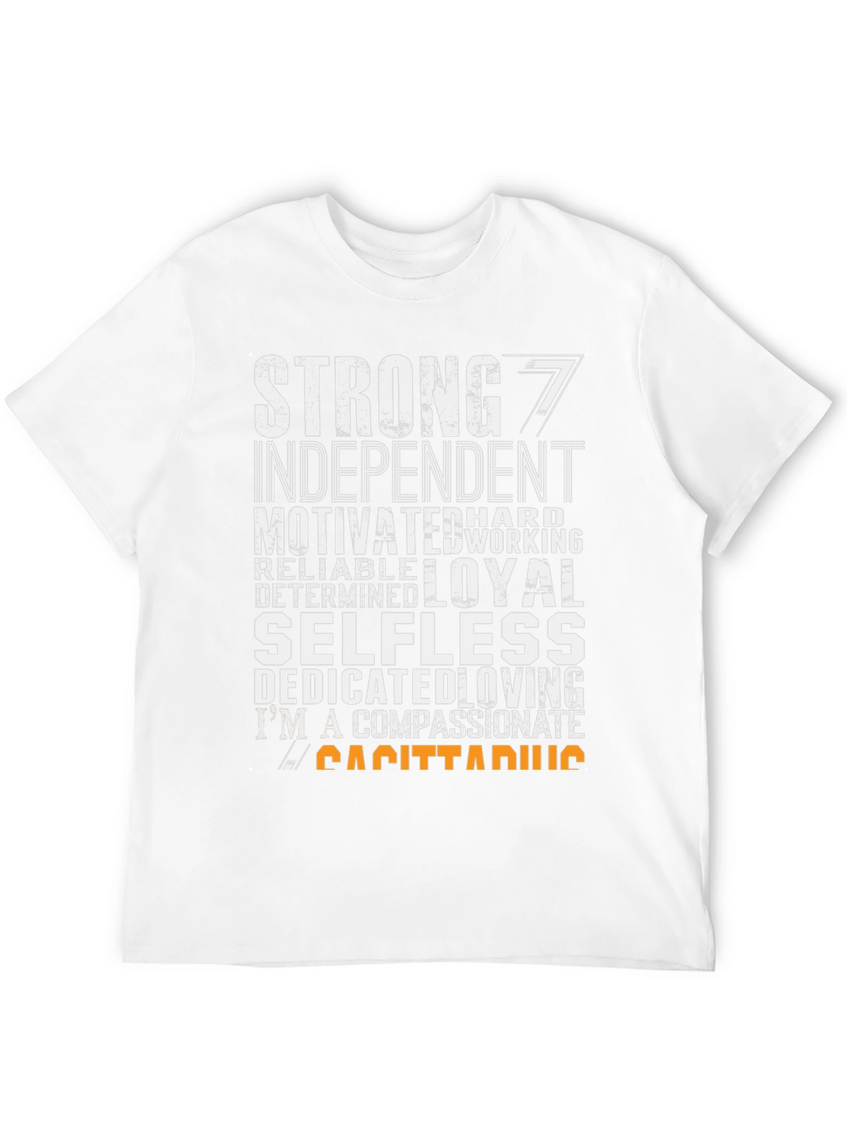 Sagittarius Zodiac T-Shirt - Strong Loyal Compassionate