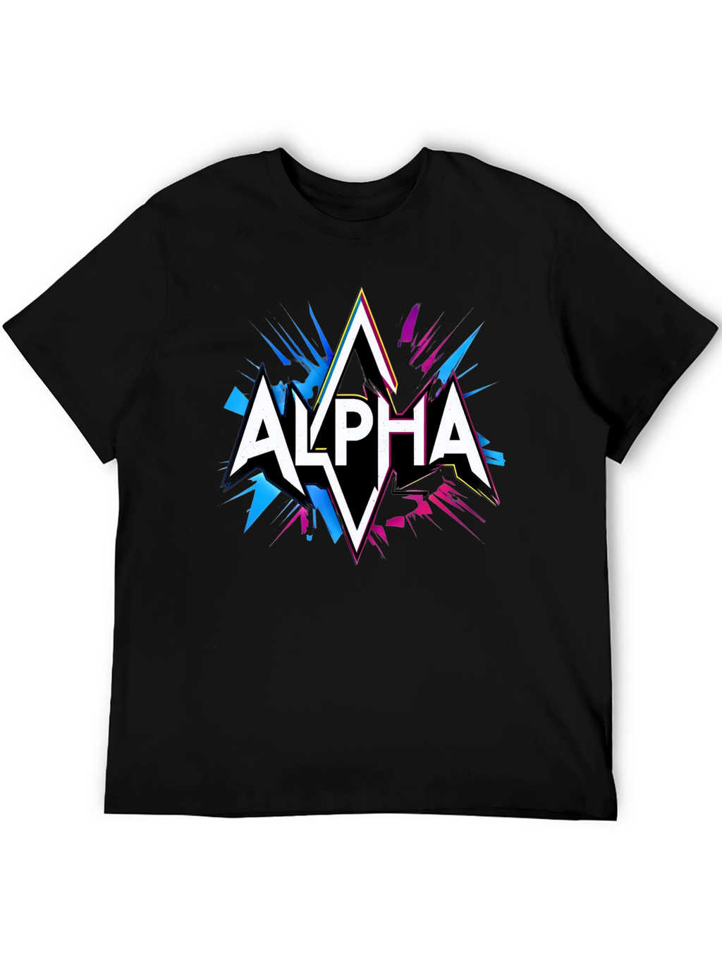 Alpha Graphic Tee - Black