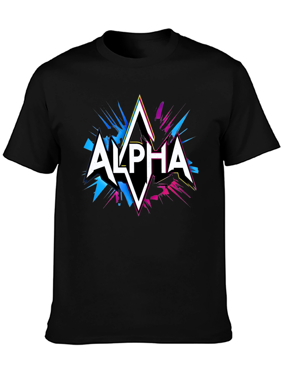 Alpha Graphic Tee - Black