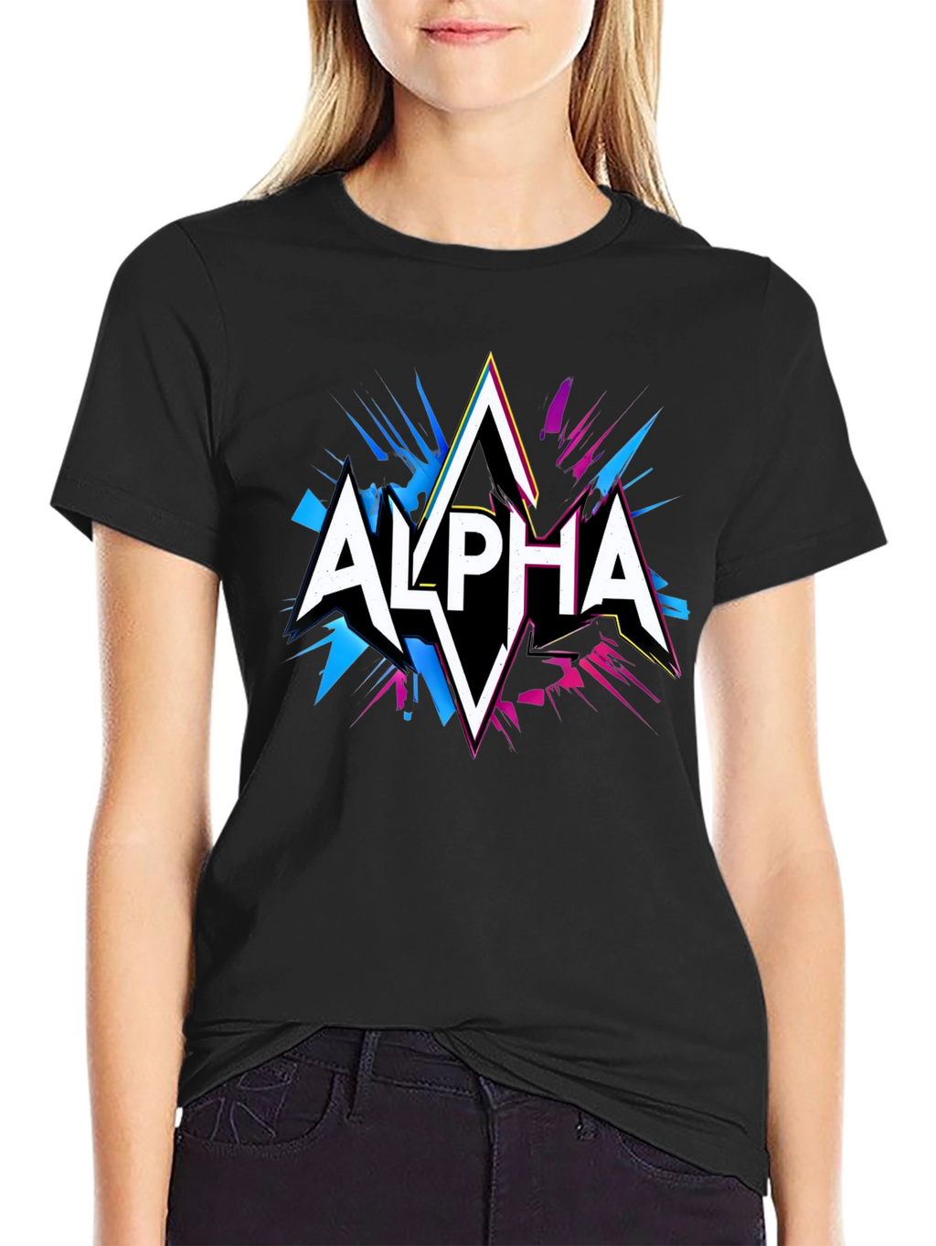 Alpha Graphic Tee - Black