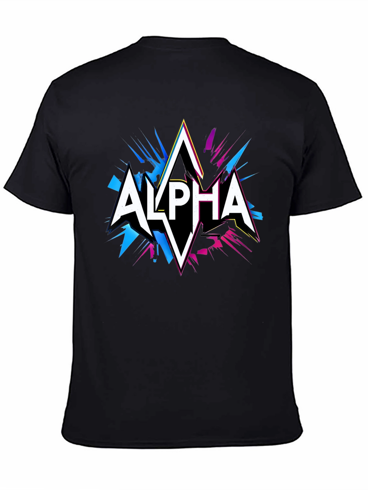 Alpha Graphic Tee - Black