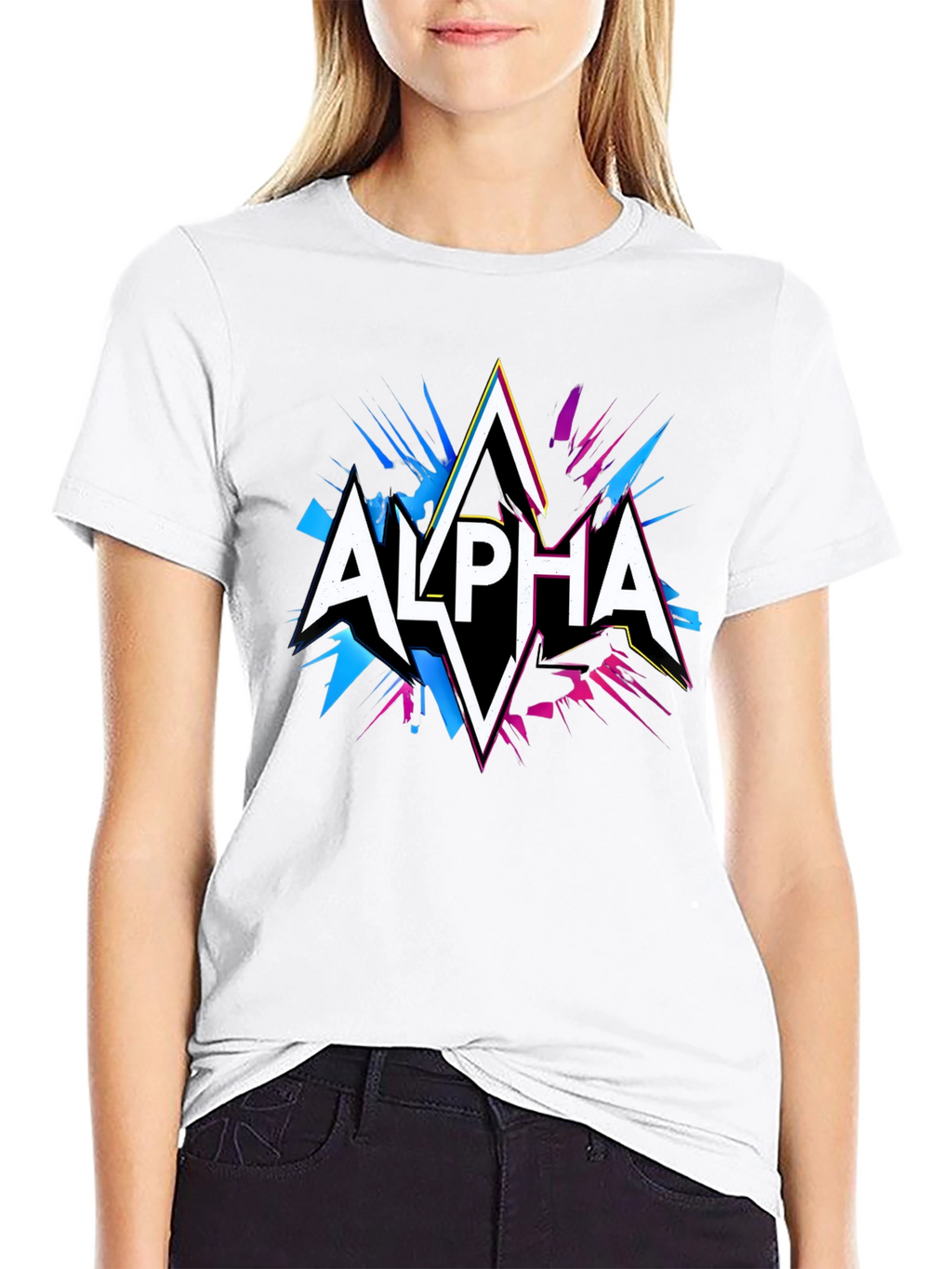 Alpha Graphic Tee - Black